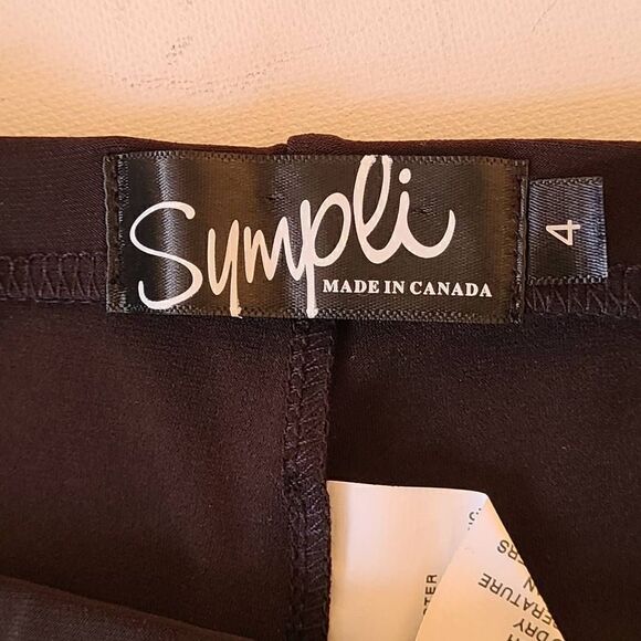 Sympli Womens Gray Brown Split Hem Stretch Pants Size 4 - Picture 4 of 12